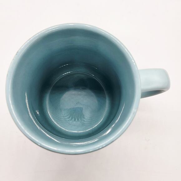 Threshold Light Blue Stoneware Coffee Mug with "I JUST LOVE WEEKENDS" on Front - Picture 6 of 7